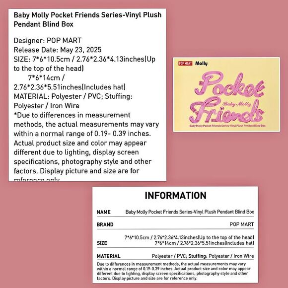 Pop Mart Baby Molly Pocket of Friends Enjoy The Sunshine - Picture 12 of 16